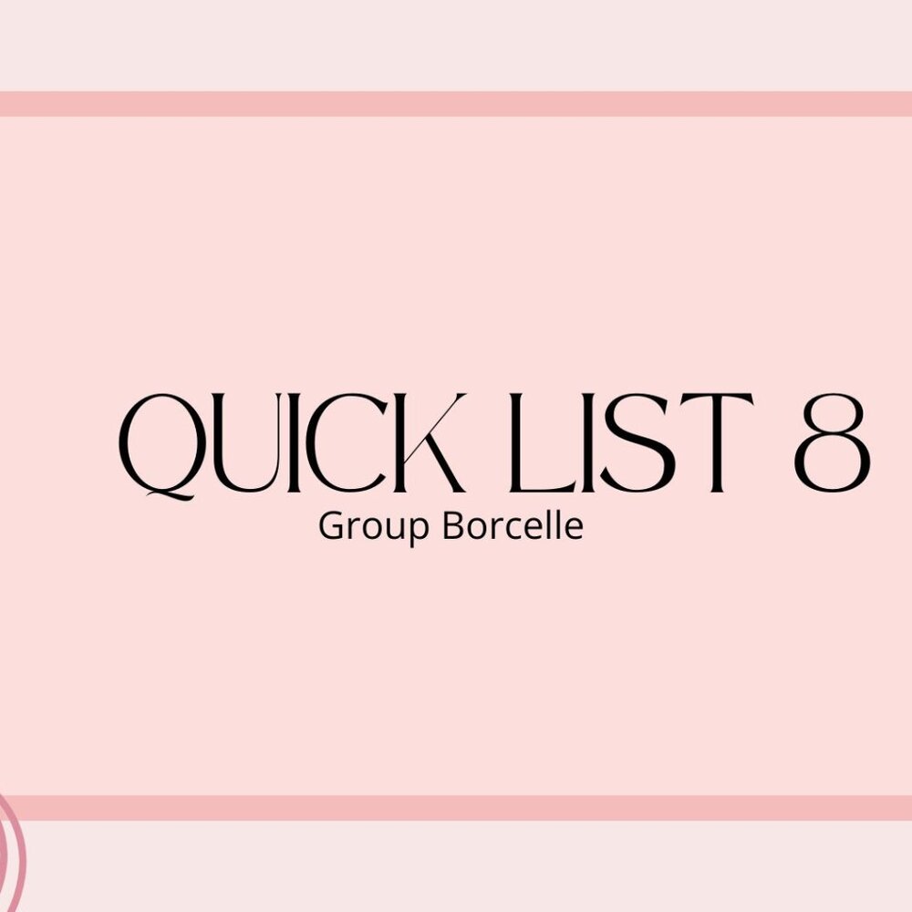 Quick List #8